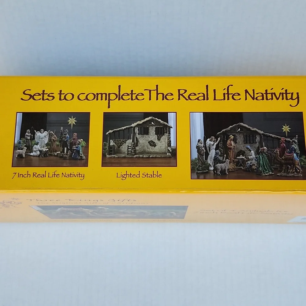 NIB THREE KINGS GIFTS SET OF 4 ANIMALS FOR THE 7" REAL LIFE NATIVITY - Picture 10 of 14